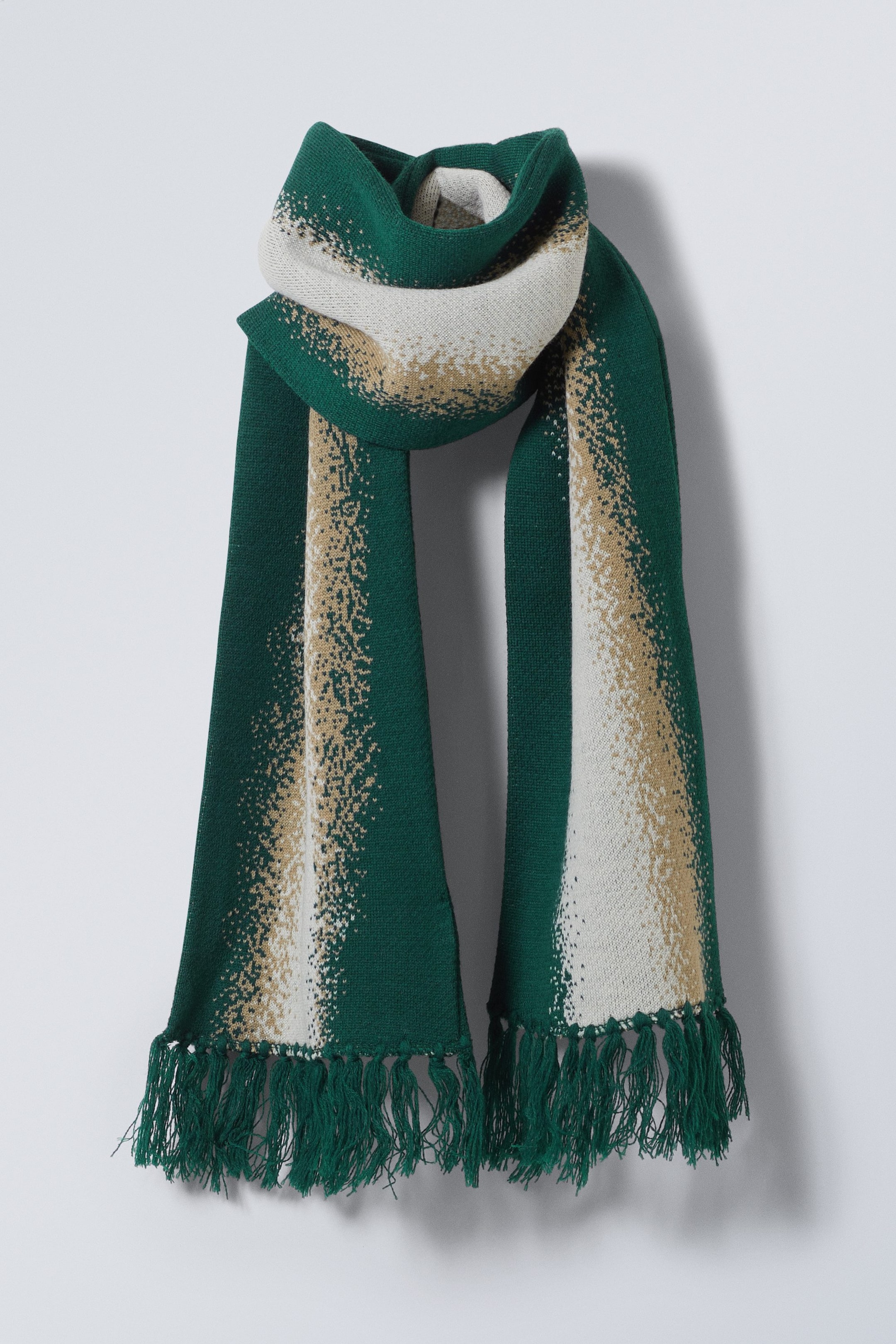 Ecru/Jacquard - Schal Standard - 0