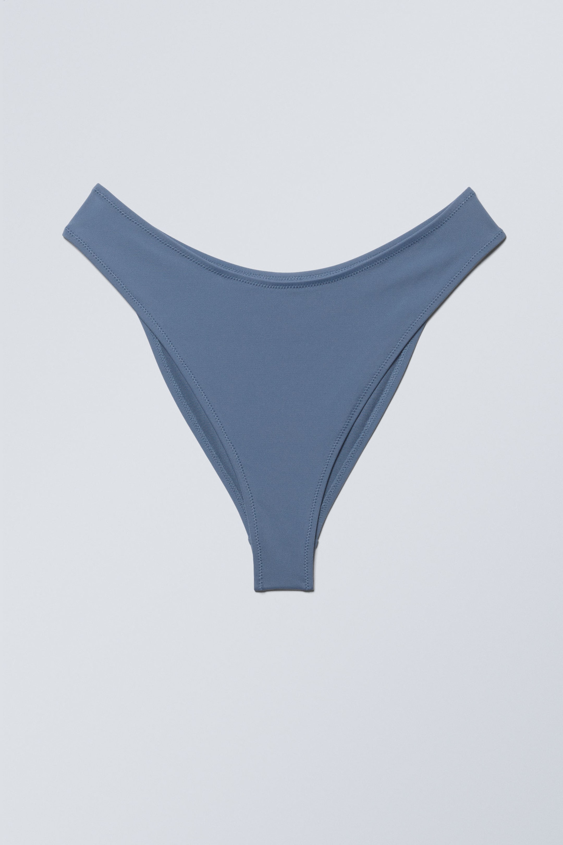 Dusty Blue - Scoop Bikini Bottoms - 3
