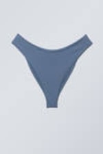 Dusty Blue - Scoop Bikini Bottoms - 3
