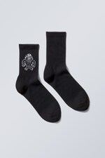 Stacheliger Bob - Jacquard-Sportsocken - 0