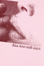 Pink - Kiss - Tight Graphic Mini T-Shirt - 4