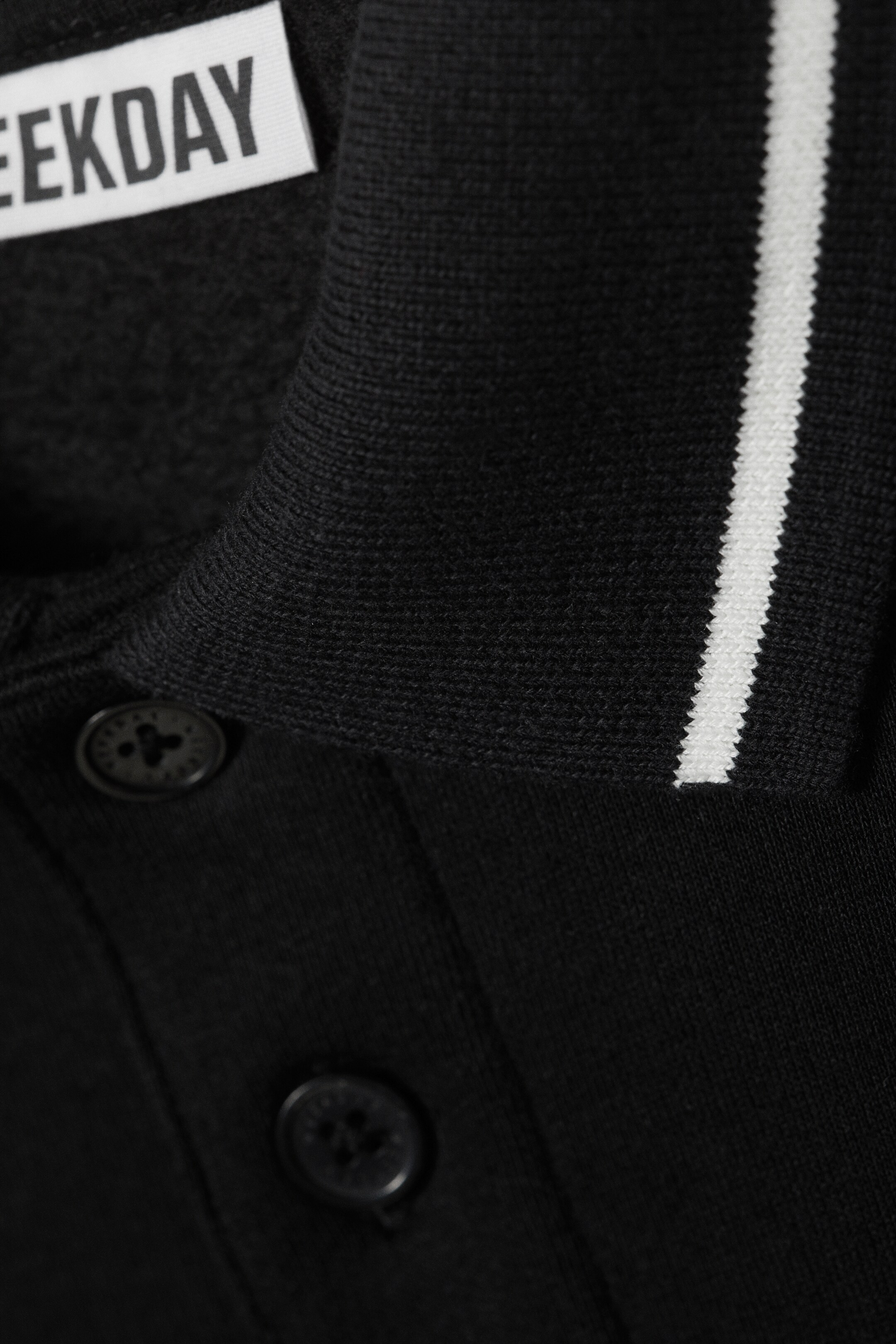 Visa större bild: Ledig Polo-Sweatshirt - Svart - HERR | H&M FI 2