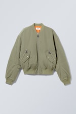 Khaki Green - Jon Bomber Jacket - 0