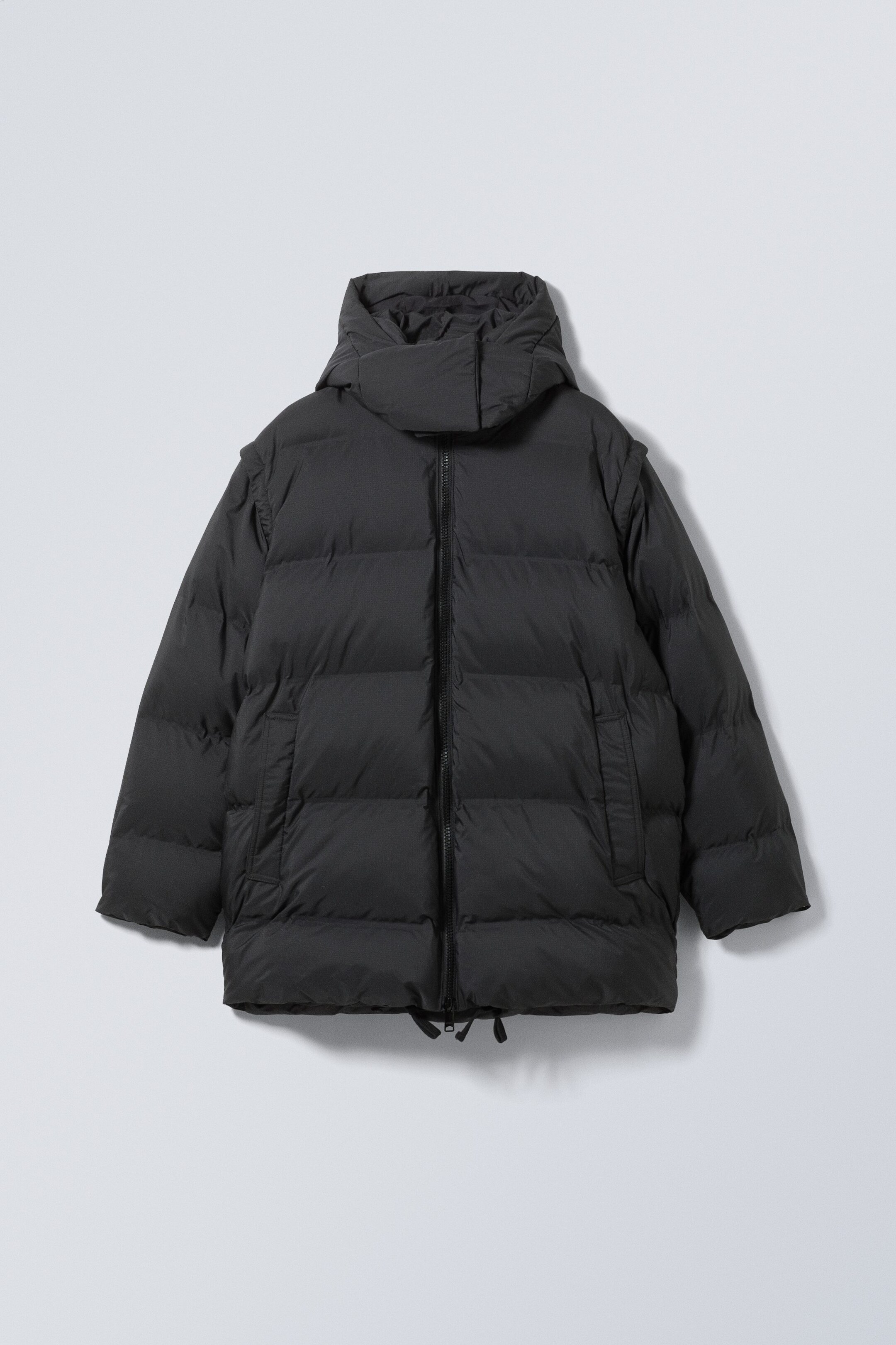 Schwarz - Pufferjacke Air - 1