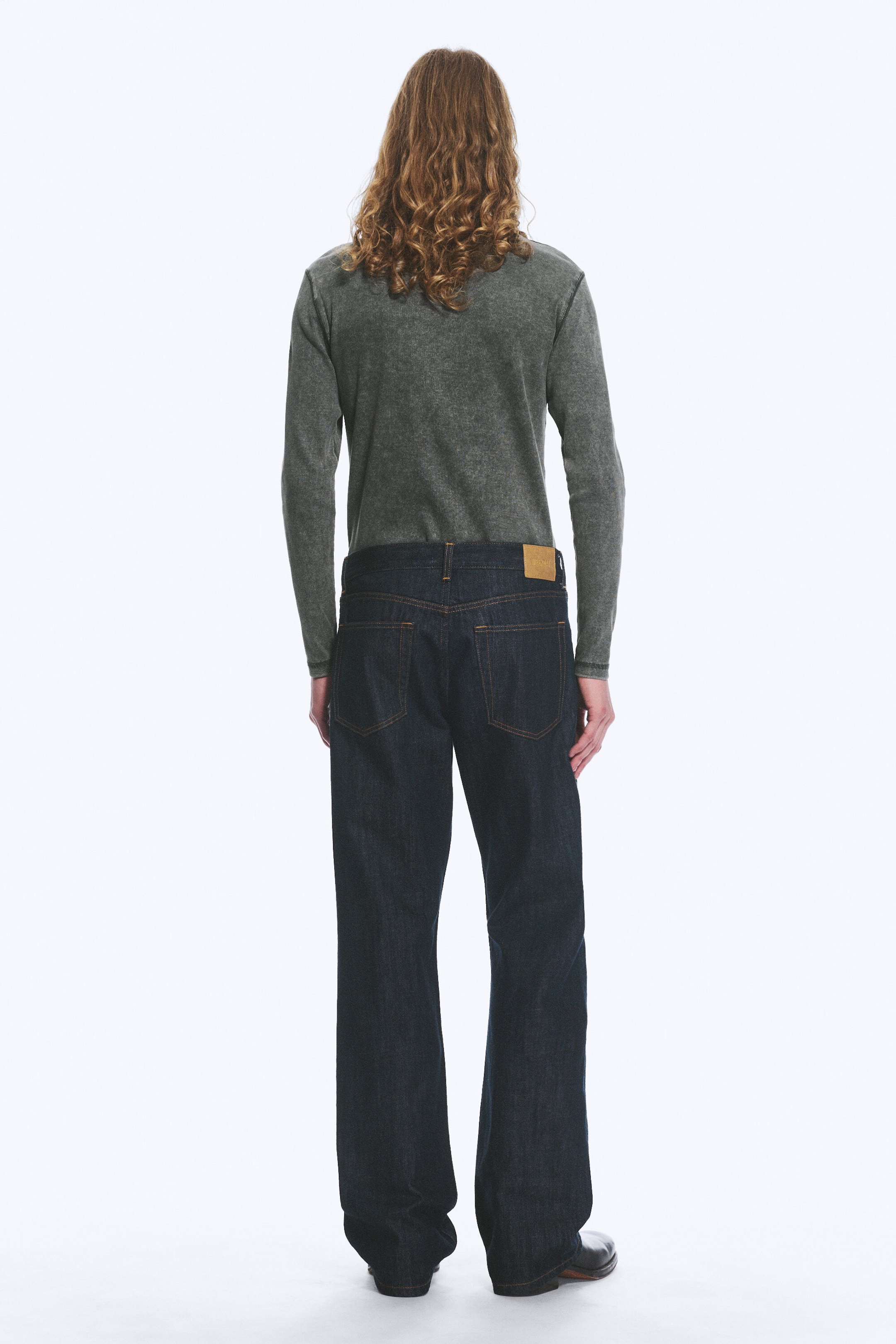 Blue Rinse – Bleu foncé - Jean bootcut décontracté taille moyenne Mercury - 3