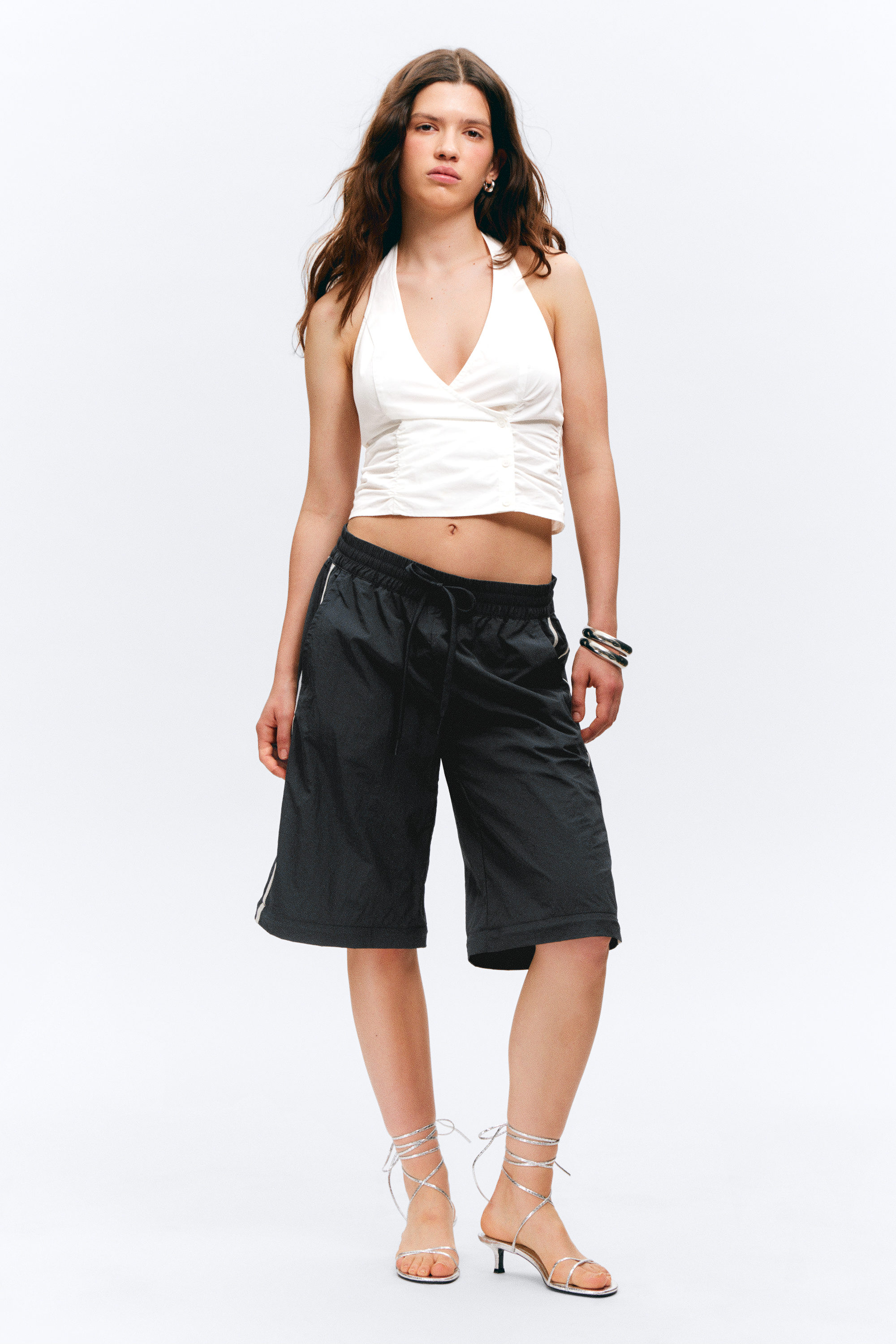 #33363A - Zip-off Nylon Track Trousers - 2