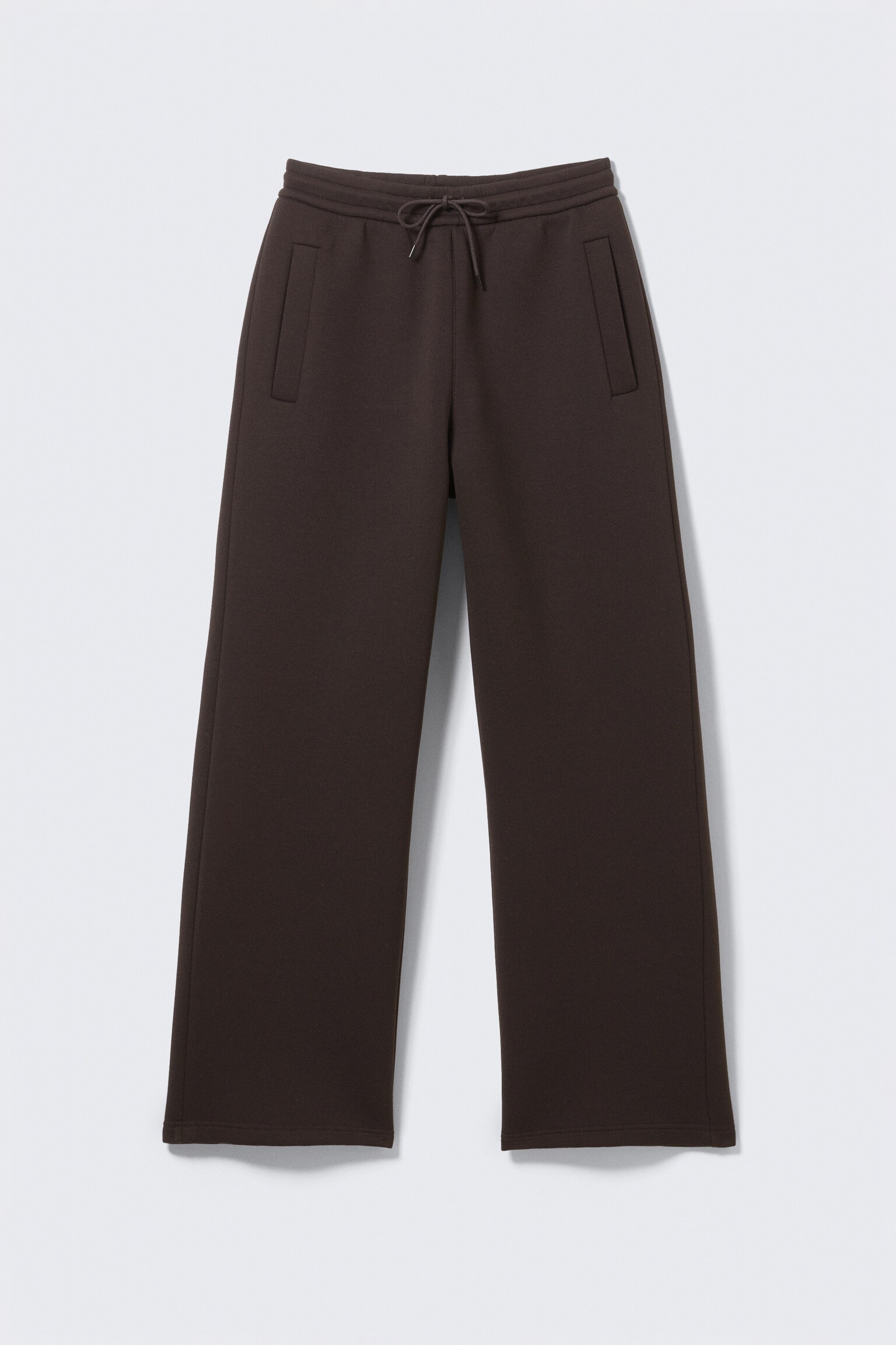 Loose Fit Scuba Sweatpants - Dark Brown/Black/Grey Melange/Dark Navy Blue - 2