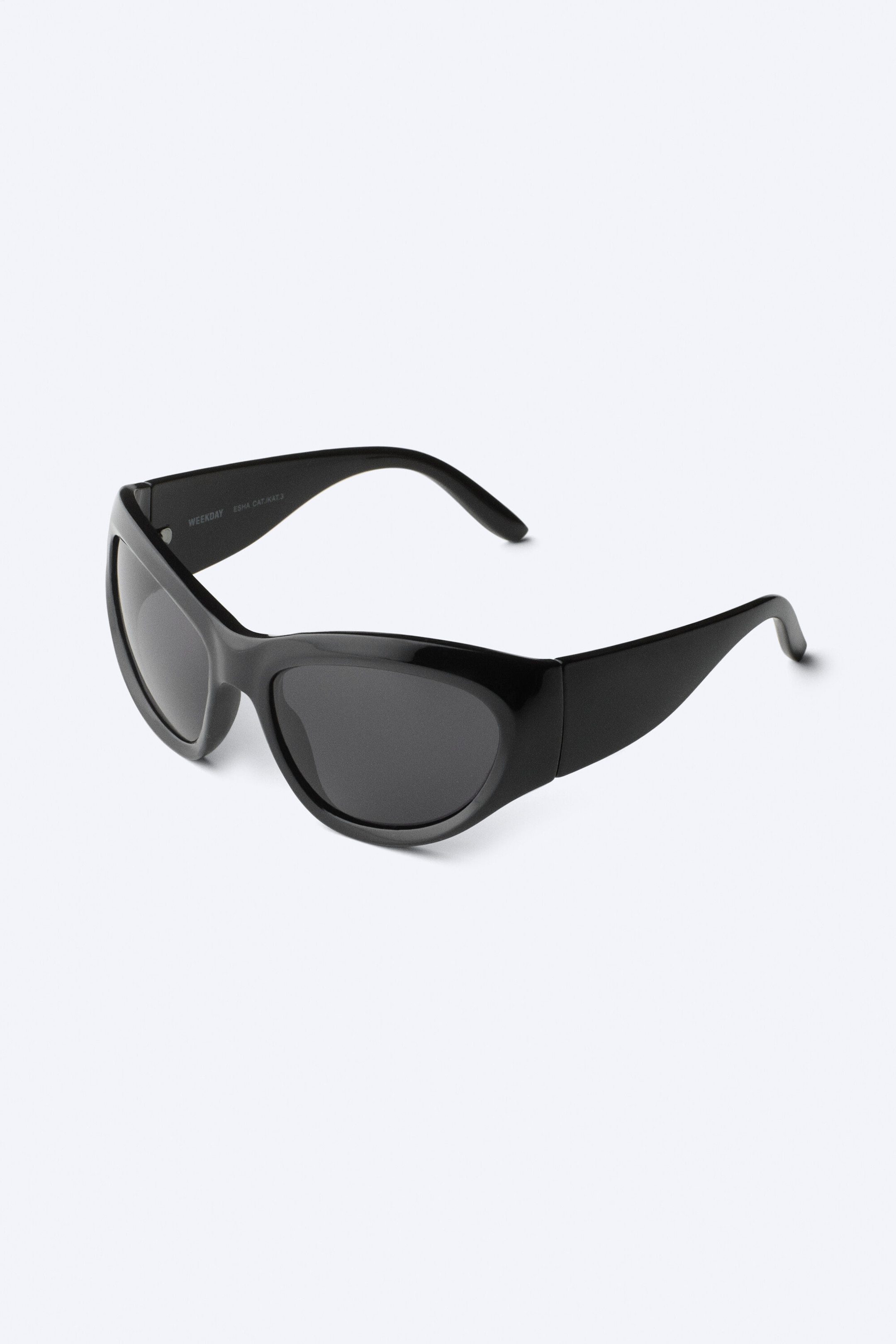 Noir - Lunettes de soleil rondes oversize - 3