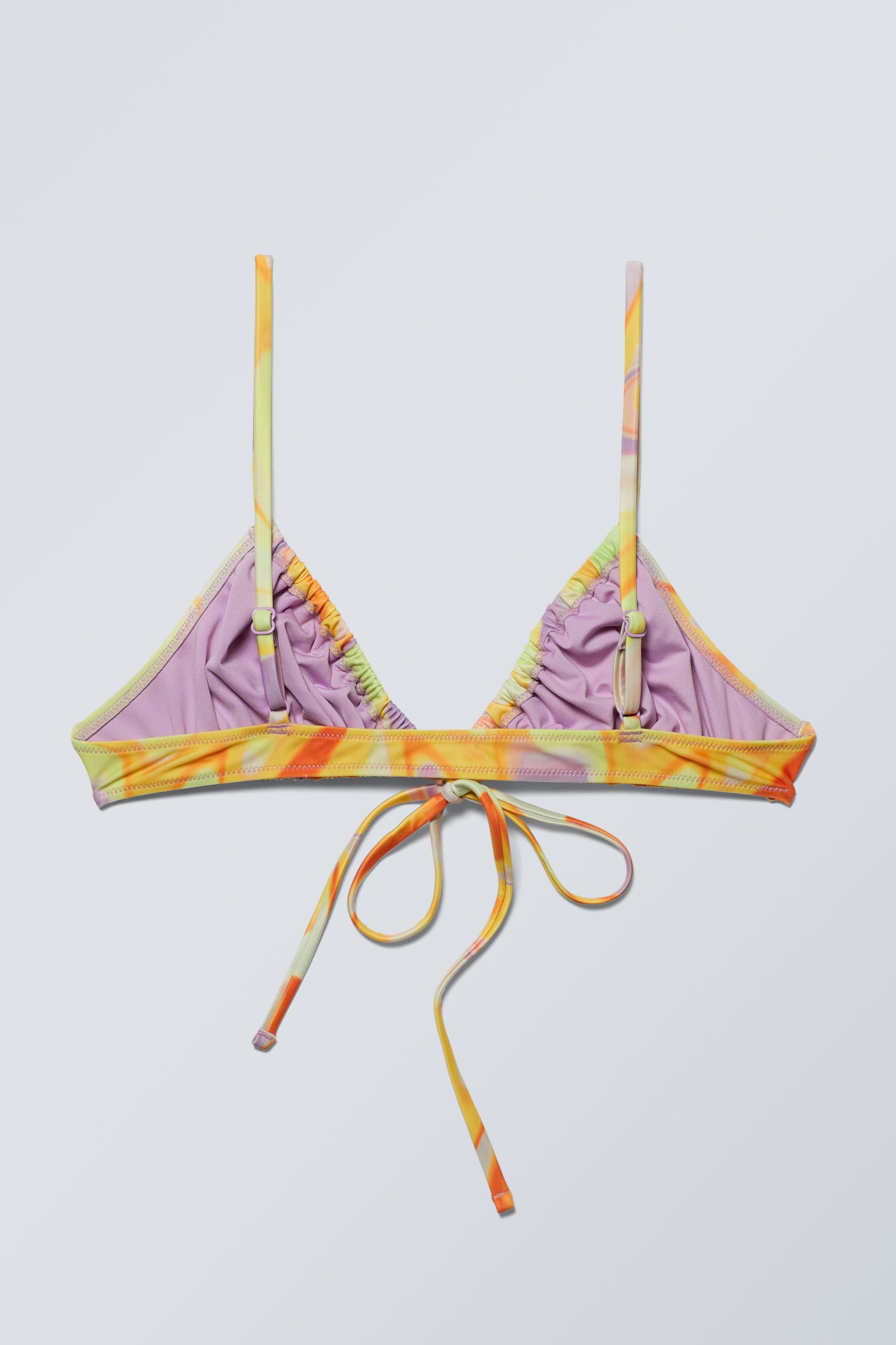Wirbel - Bedrucktes Triangel-Bikinitop - 1