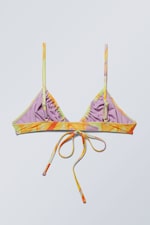 Wirbel - Bedrucktes Triangel-Bikinitop - 1