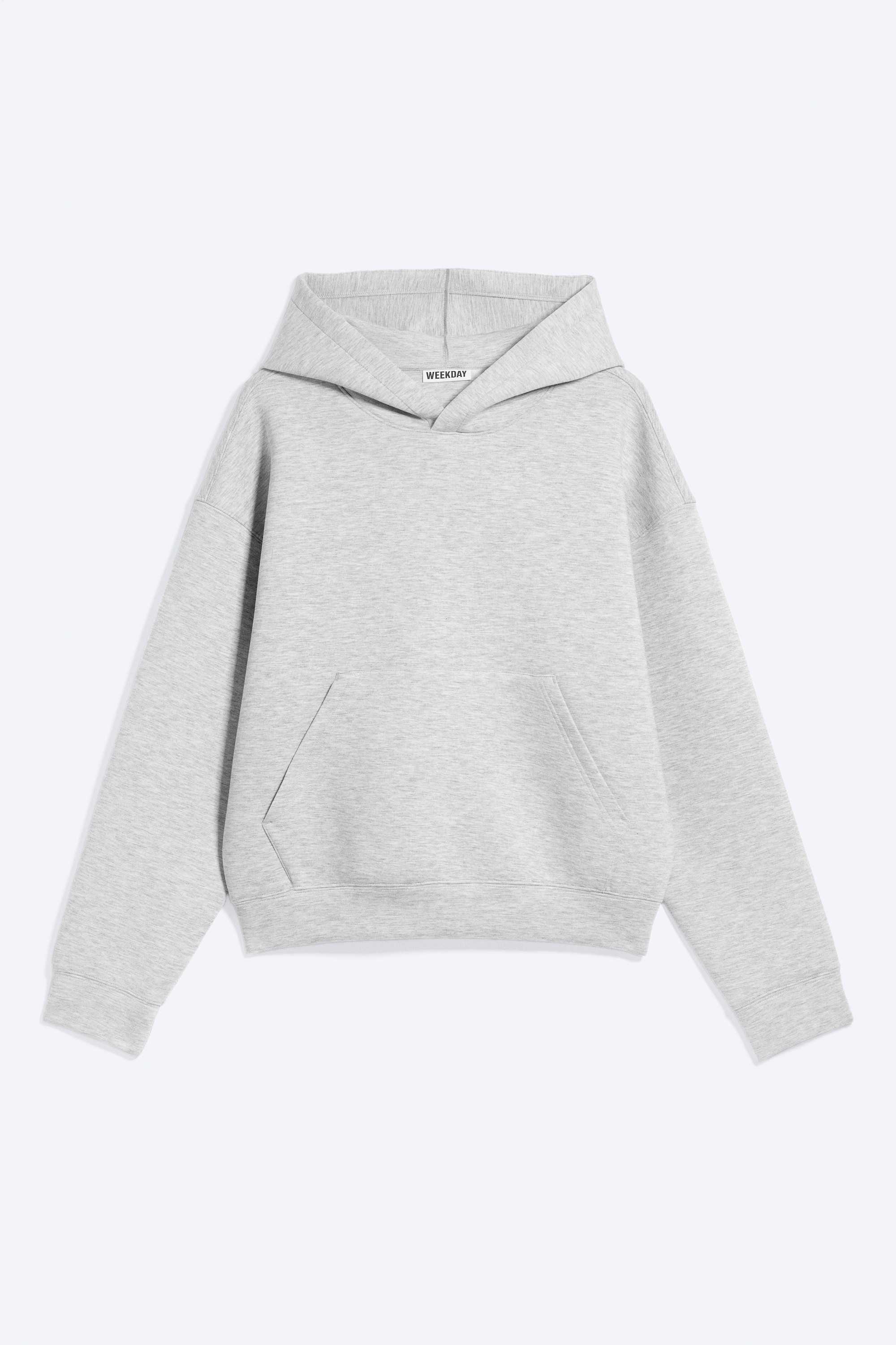Simon Scuba Hoodie - Light Dusty Grey Melange/Black/Grey Melange/Dark Grey