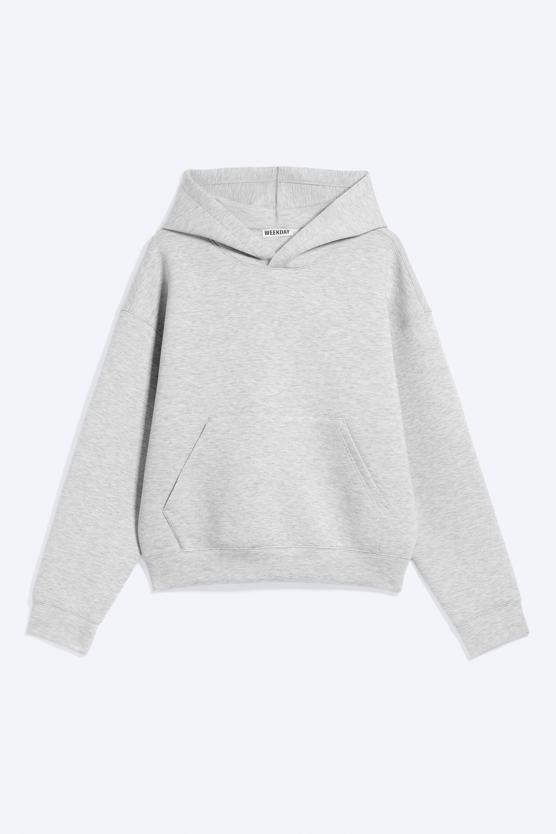 Hellgrau meliert - Simon – Scuba-Hoodie - 2