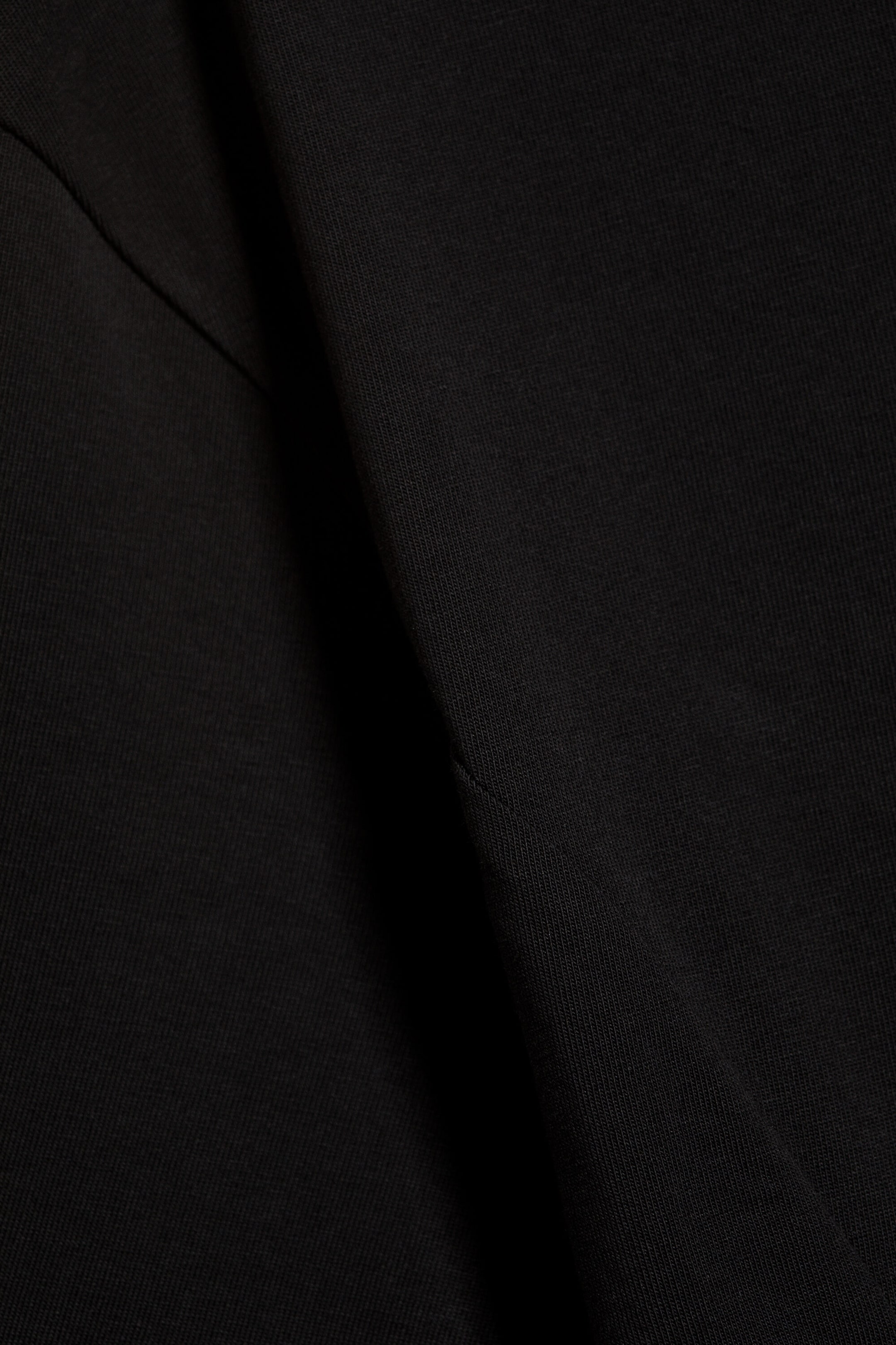 Black - Flared Mini T-shirtklänning - 5