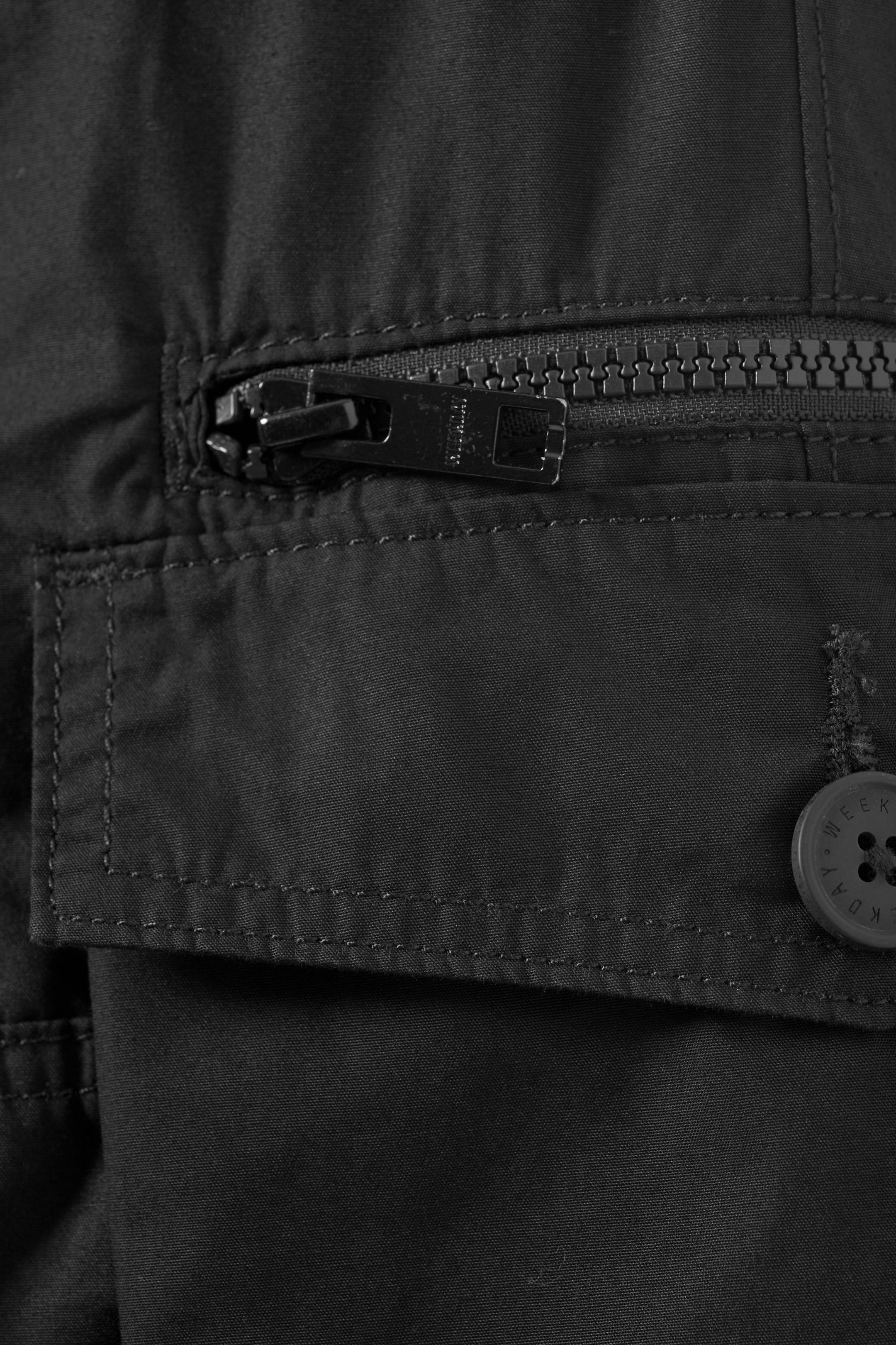 Black - Piper Loose Cargo Trousers - 1