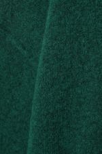 Dark Green Melange - Relaxed Knitted Sweater - 4