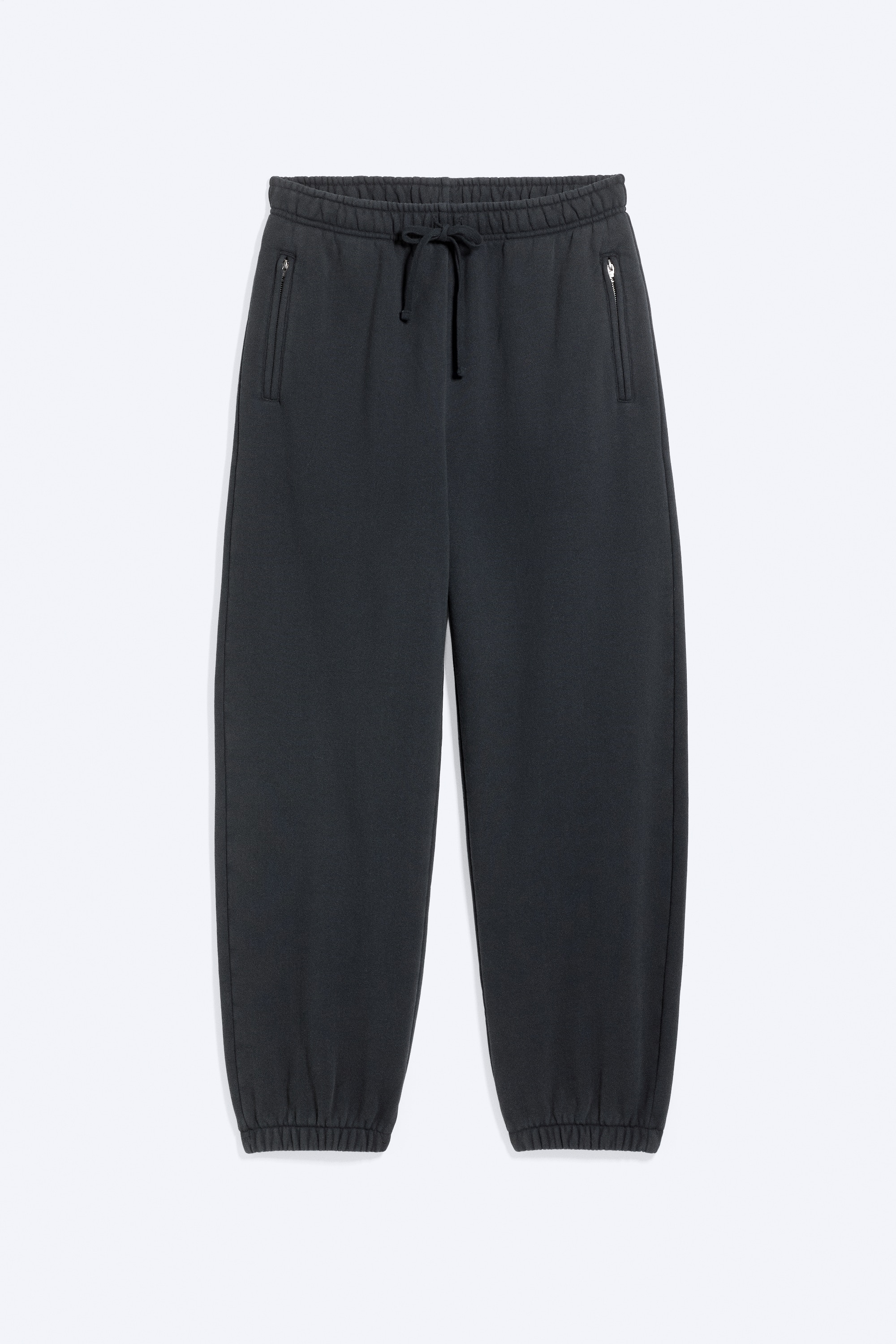 Pantaloni della tuta barrel a vita media - Blu scuro