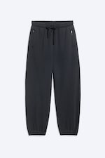 Mørkeblå - Joggebukser med middels høyt liv og barrel-passform - 4