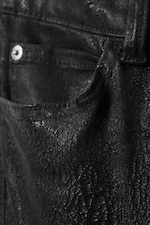 Schwarz - Sleezie Low Rise Skinny Cracked Jeans - 5