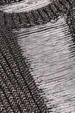 Dunkles Silber - Ärmelloses Metallic-Stricktop - 5