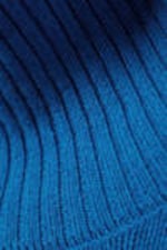 Bright Blue - Wool Turtleneck Sweater - 2