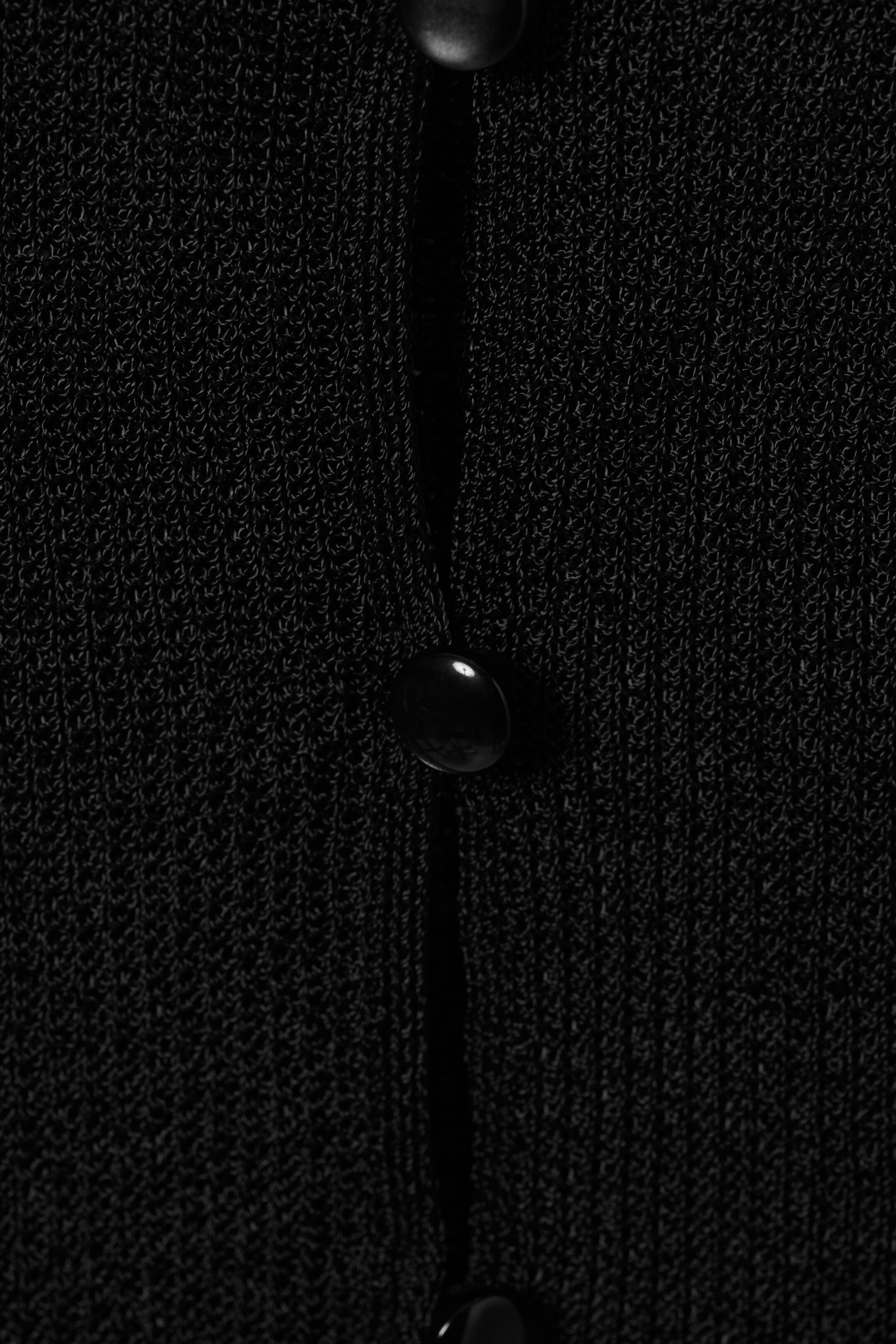 Größeres Bild ansehen: Grobstrick-Cardigan mit Knöpfen - Schwarz - Ladies | H&M DE 5