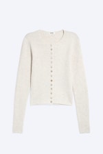 Dusty White - Knitted Cardigan - 3