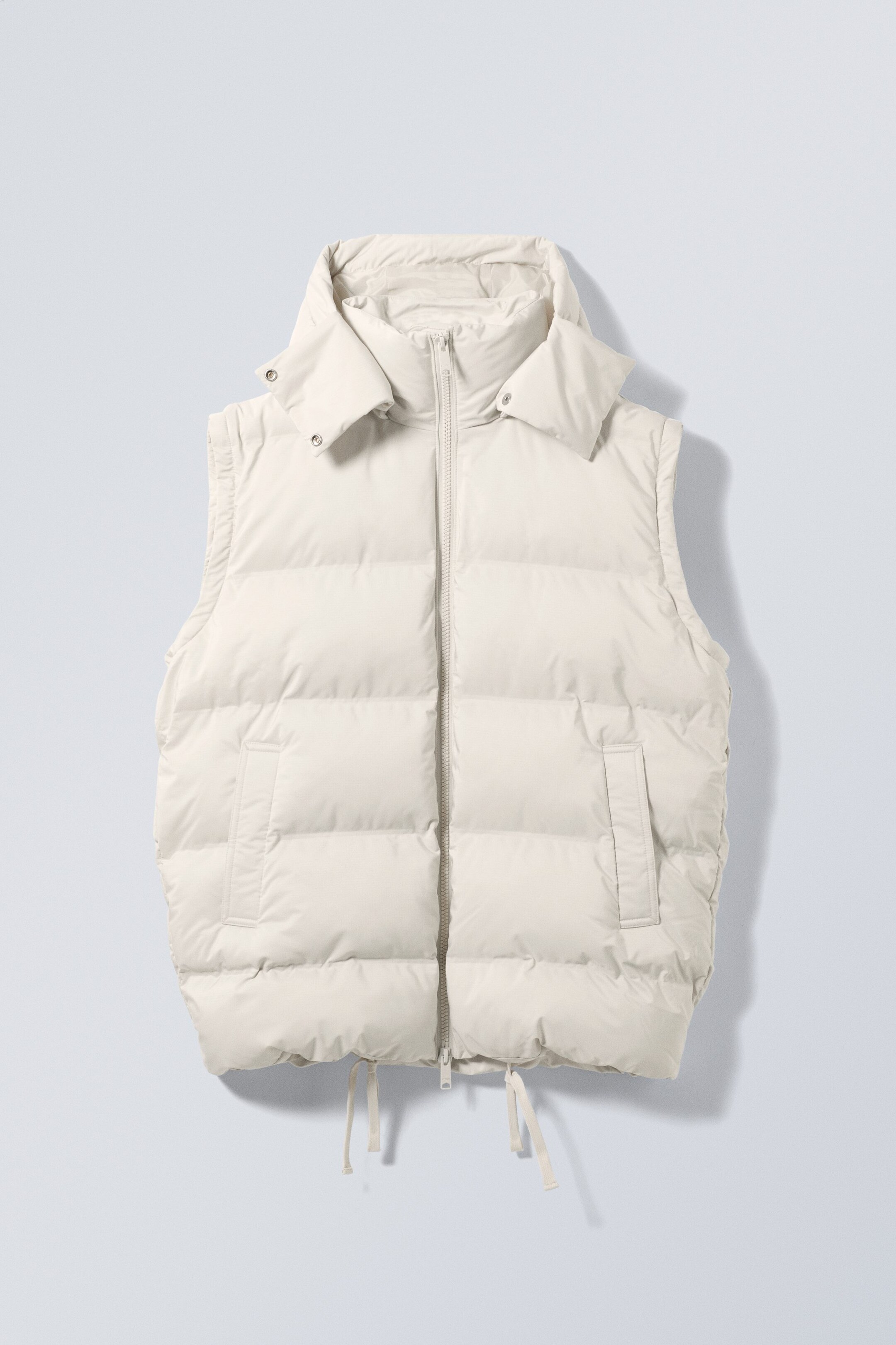 Cremeweiß - Pufferjacke Air - 1
