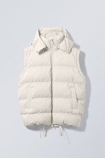 Cremeweiß - Pufferjacke Air - 1