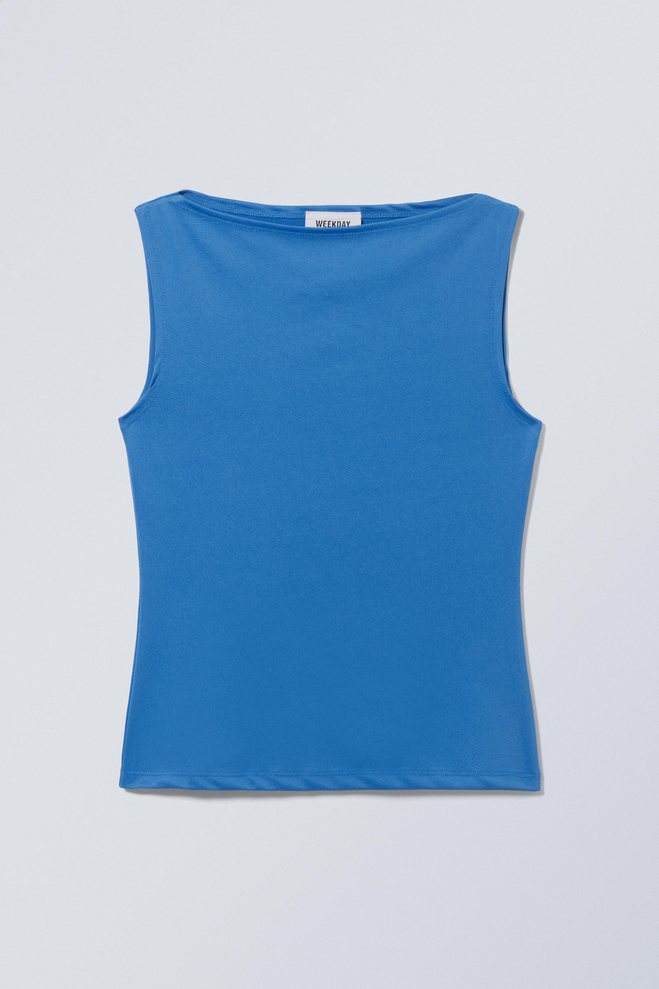 Blå - Annie Boatneck Sleeveless top - 0