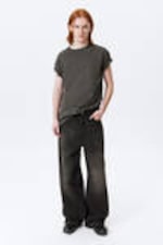 Deep Night - Black - Astro Loose Baggy Leg Jeans - 0