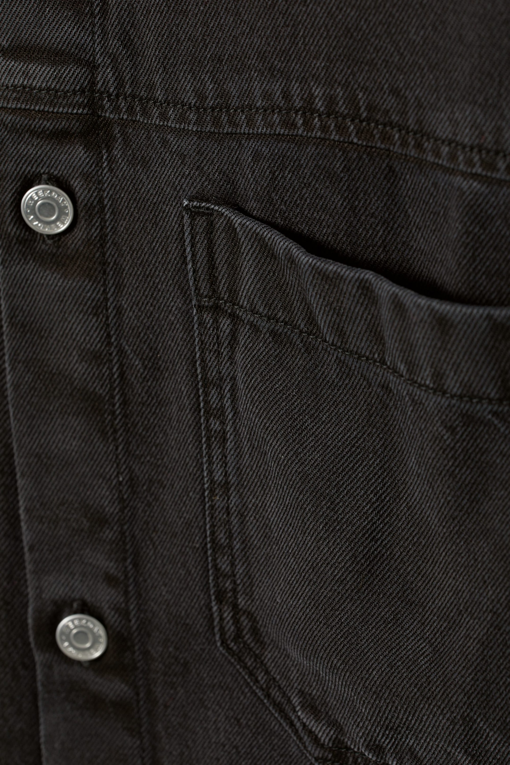 Black - Kastiges Jeanshemd - 1