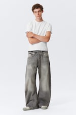 Canyon Grey - Medium Grey - Solera Loose Barrel Jeans - 4