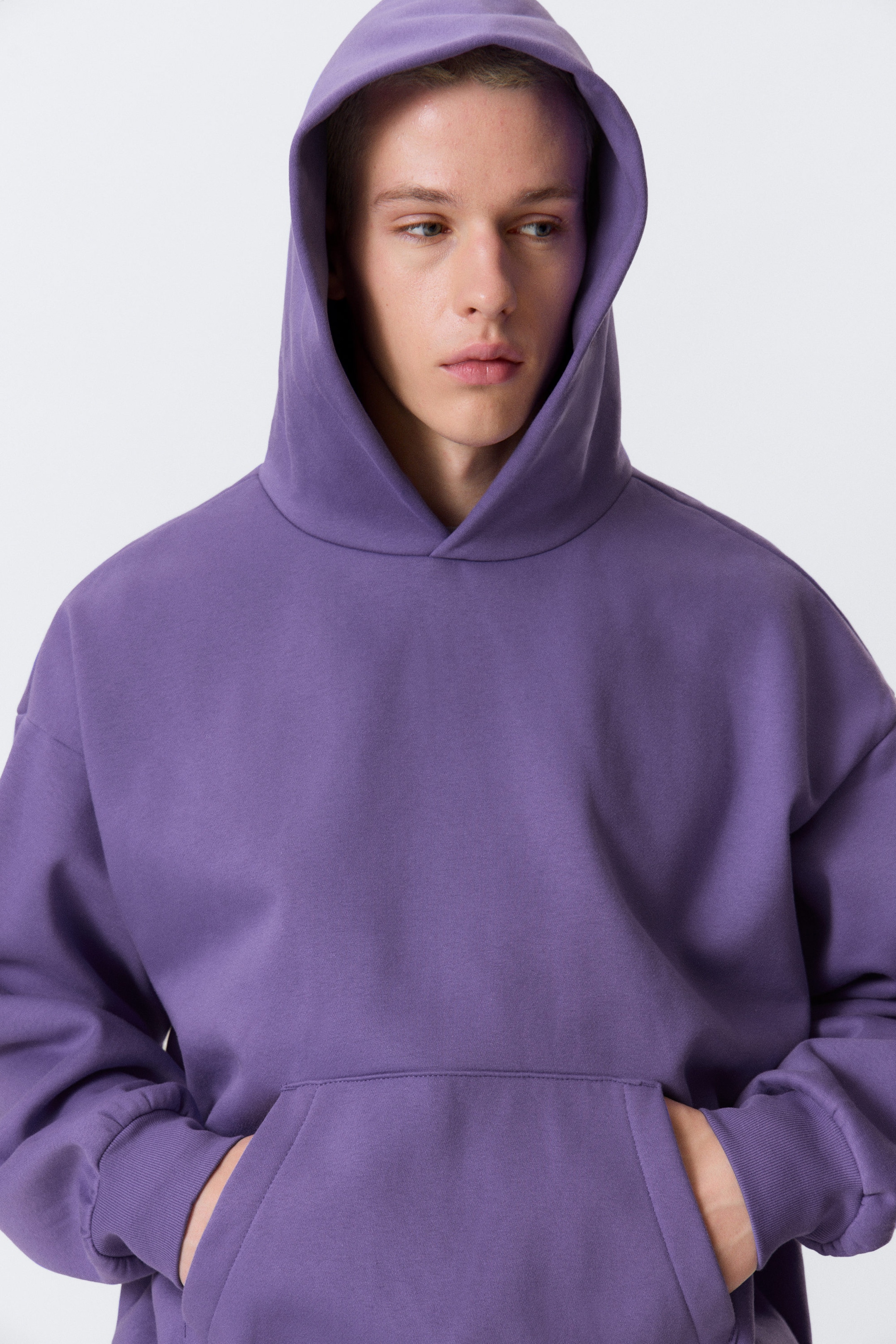 Violet - Sweat à capuche ample - 2