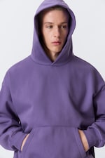 Violet - Sweat à capuche ample - 2
