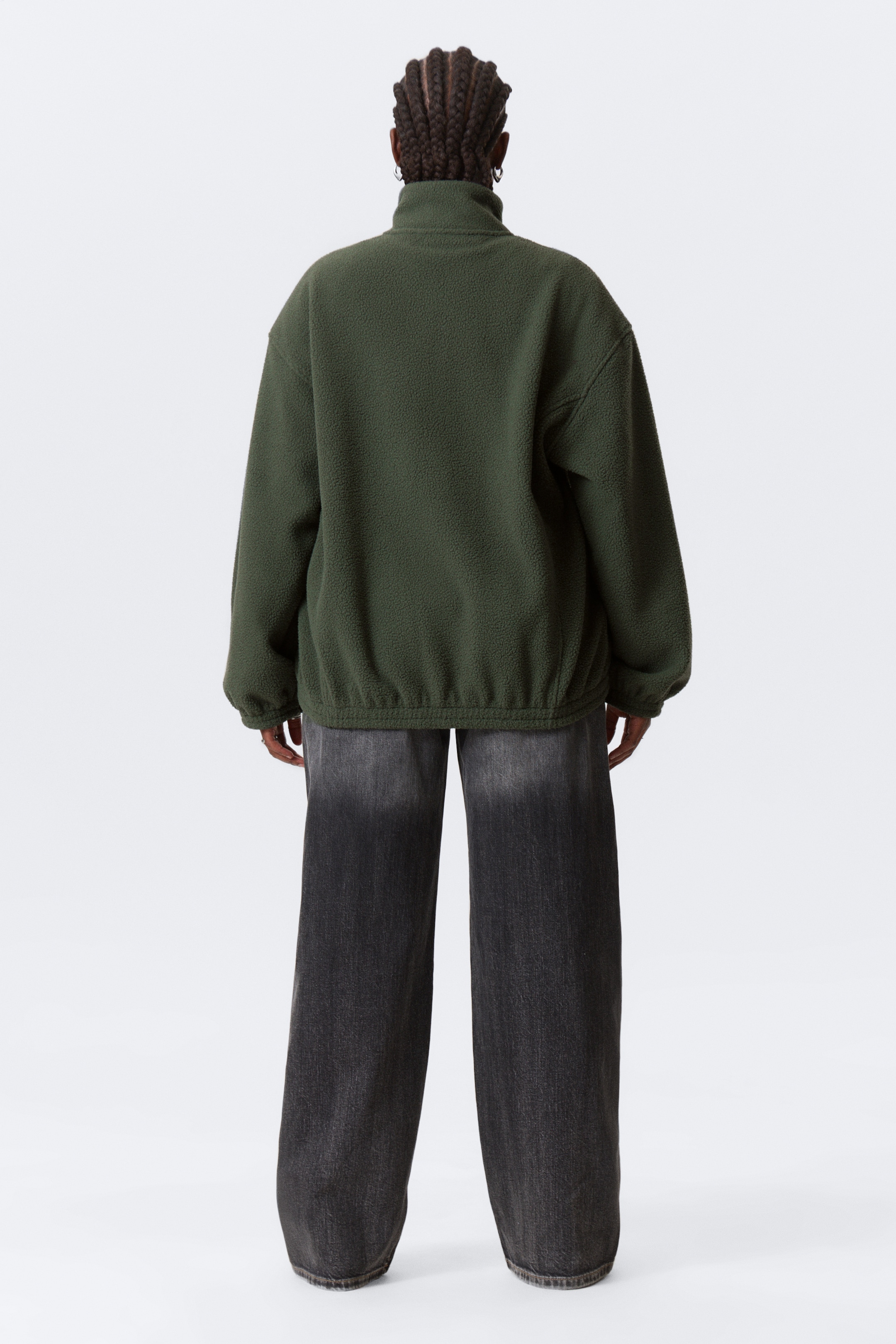 Zobraziť väčší obrázok: Fleece Zip Jacket - Tmavozelená - ŽENY | H&M SK 6