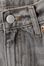 Eleven Grey - Rail Mid Rise Loose Wide Jeans - 1