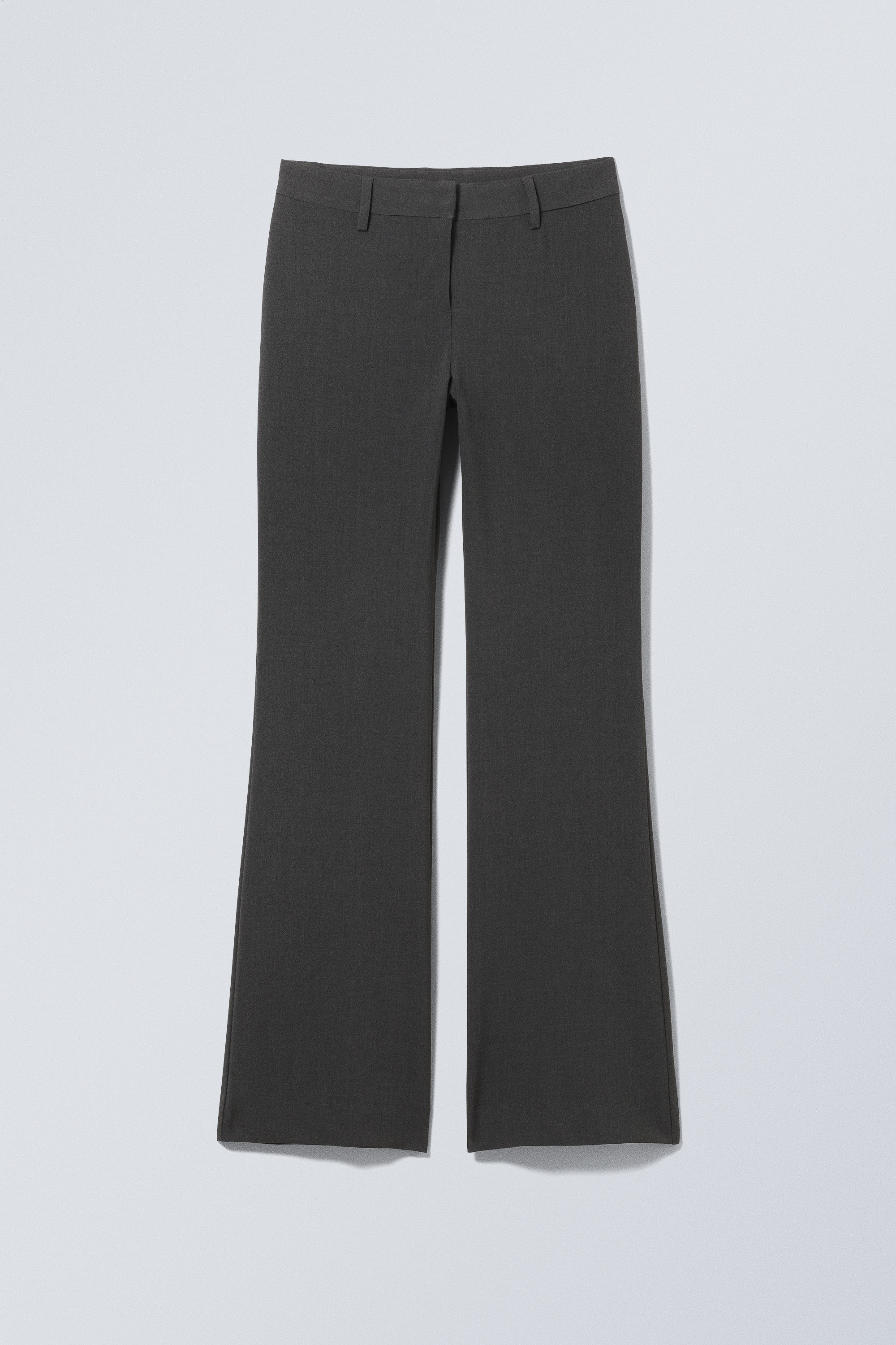 wide leg trousers - Dark grey | Monki WW