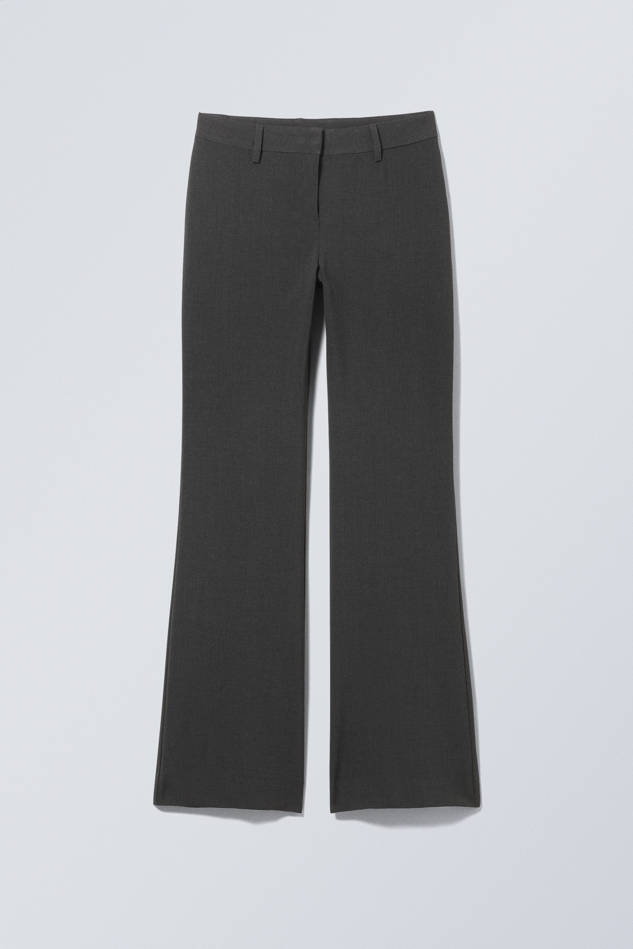 Dunkelgrau - Anzughose mit Schlag - 3