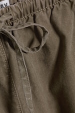 Dark Mole - Low Rise Loose Cropped Trousers - 1