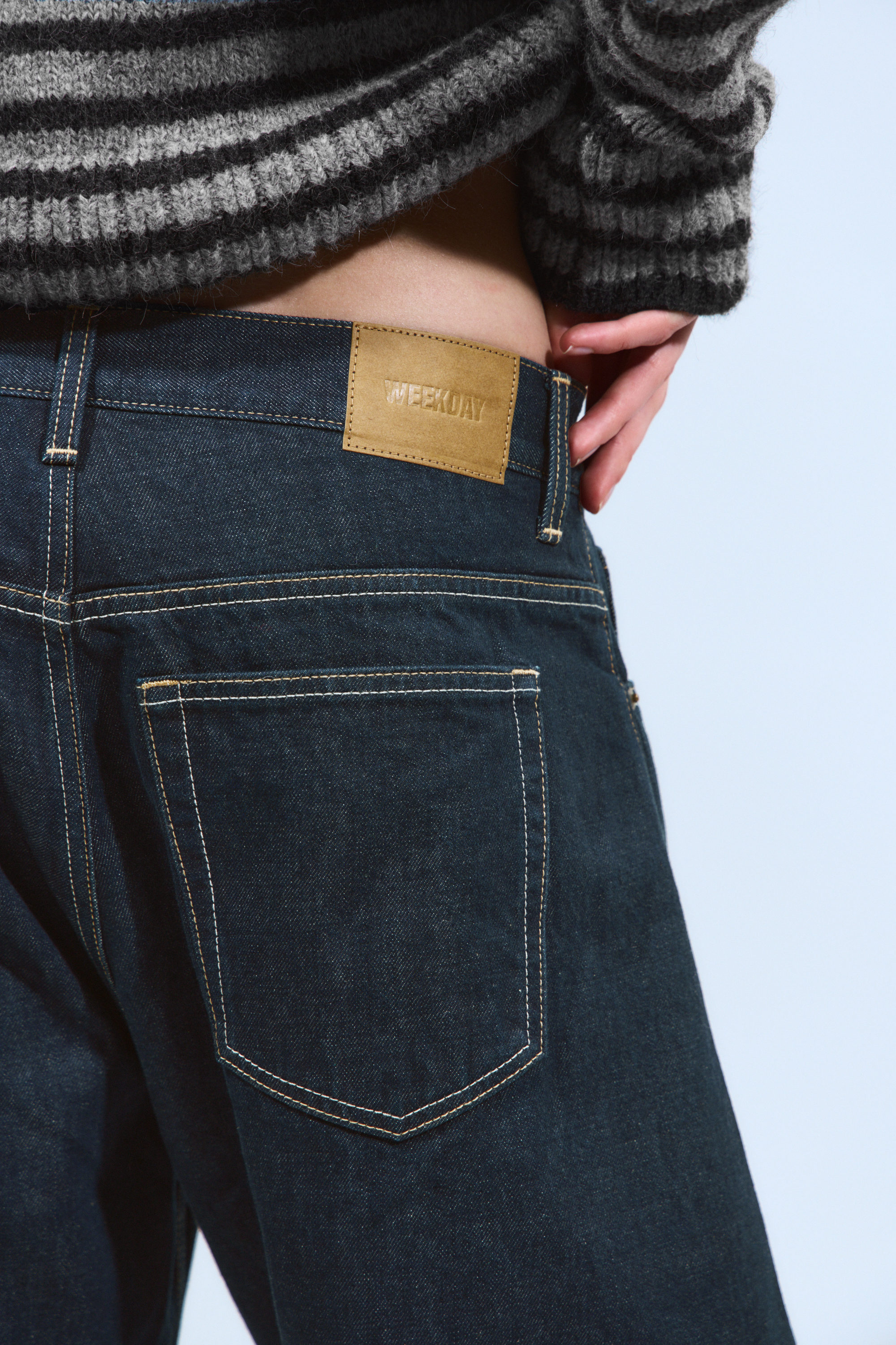 Blå - Solera Lediga Barrel Jeans - 15