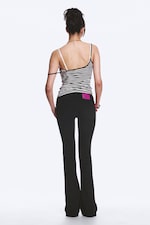 Black Top Rinse - Booty Bei Low Waist Skinny Bootcut Jeans - 3