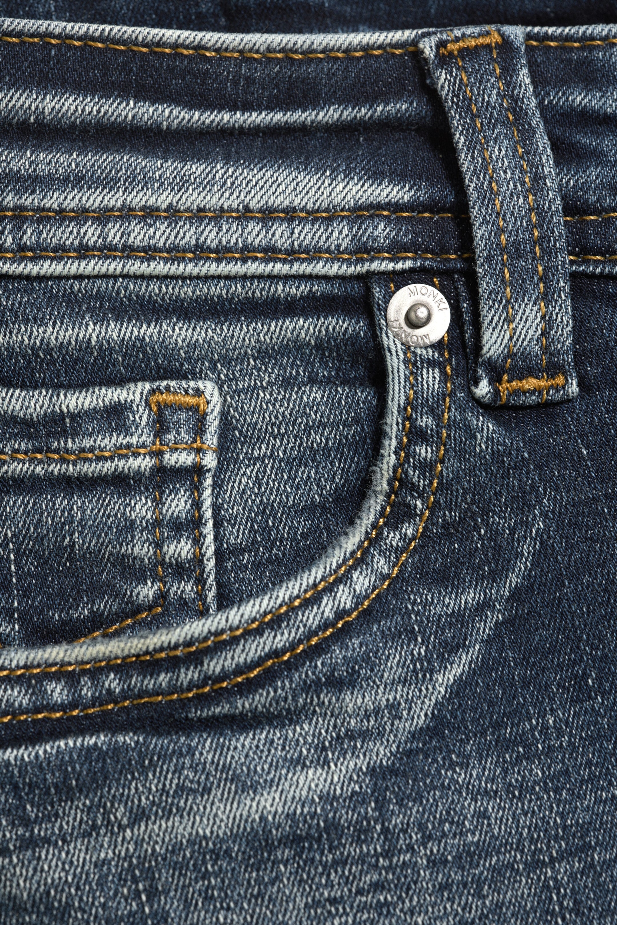 Dusk Blue - Dark Blue - Low Rise Slim Flared Jeans - 6