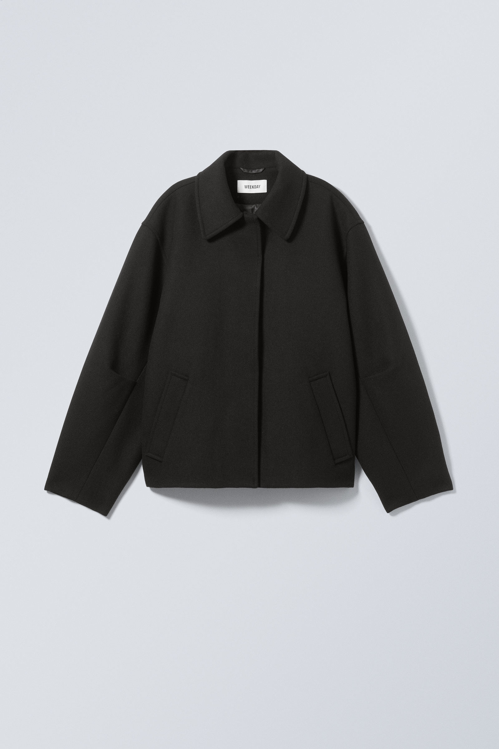 tana wool blend jacket - Black | Weekday NO