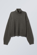 Dark Grey - Norah Wool Sweater - 0
