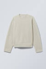 Helles Maulwurfsgrau - Fleece-Sweatshirt - 0
