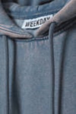 Verwaschenes Blau - Heavyweight-Hoodie mit lockerer Passform - 1