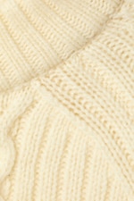 Cremeweiß - Pullover Jill mit Zopfmuster - 1