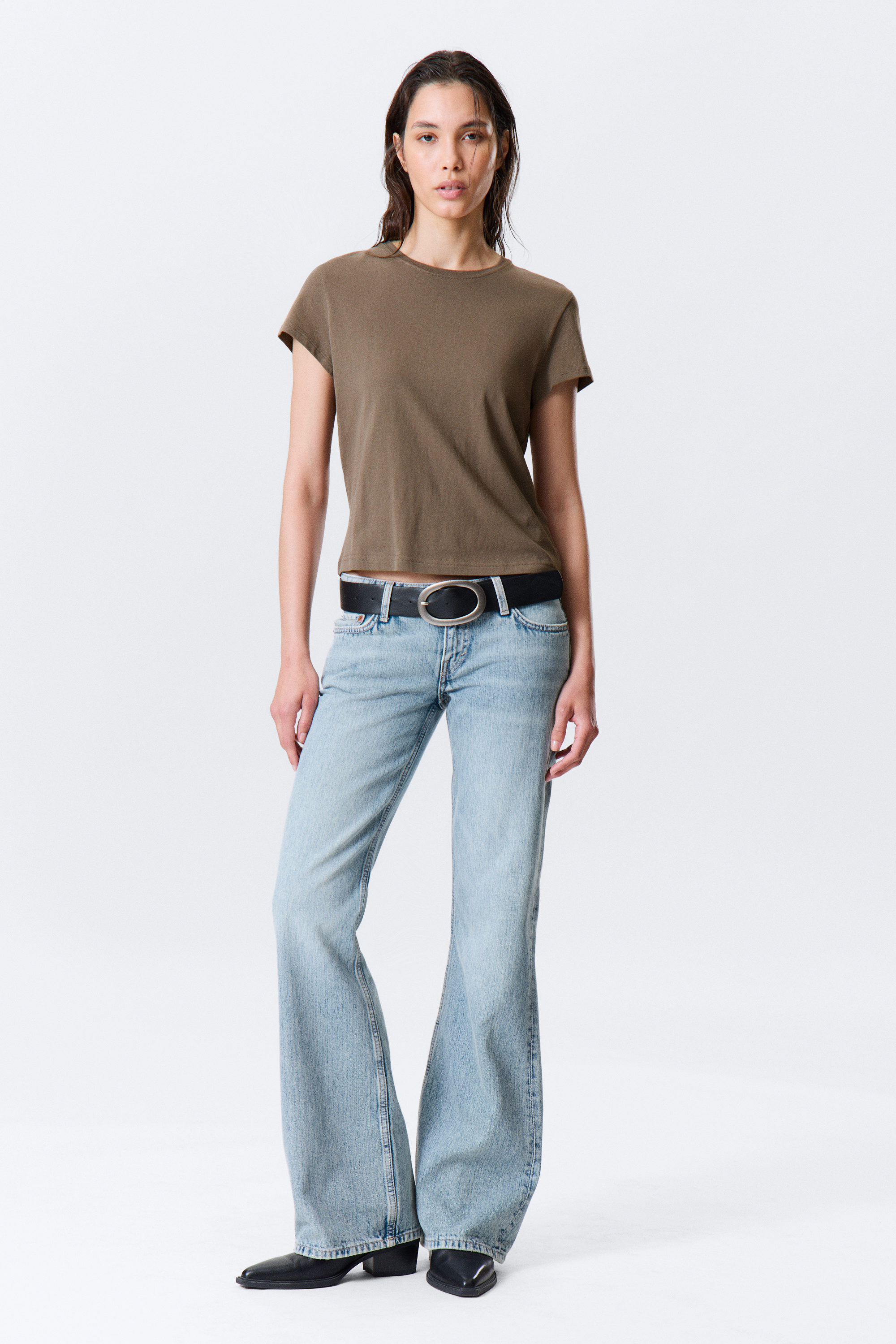 Lip Blue - Hellblau - Nova Low Waist Slim Bootcut Leg Jeans - 1