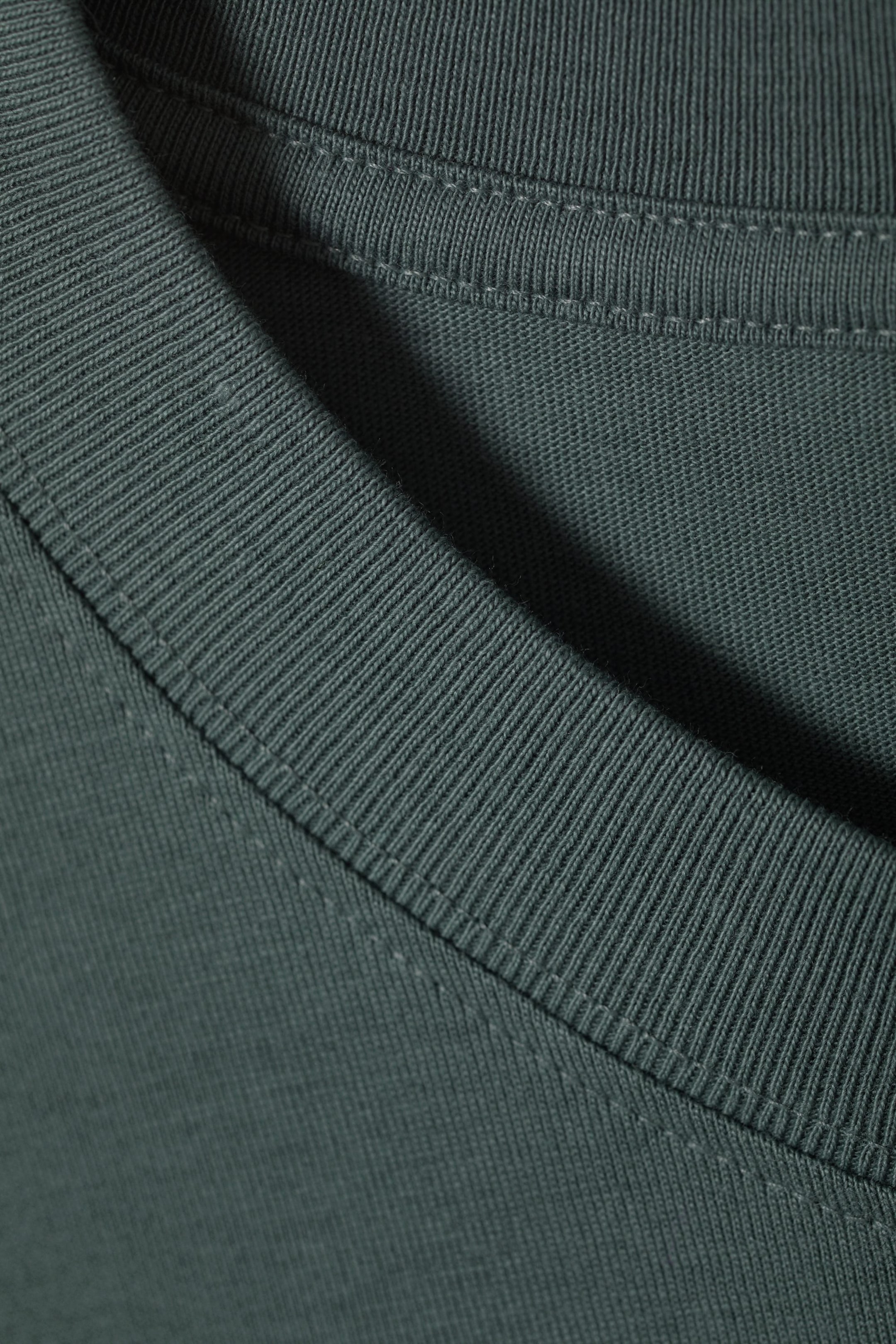 Dark green - Relaxed Midweight T-shirt - 1