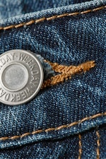 Radio Blue - Medium Blue - Monterey Low Rise Denim Shorts - 1